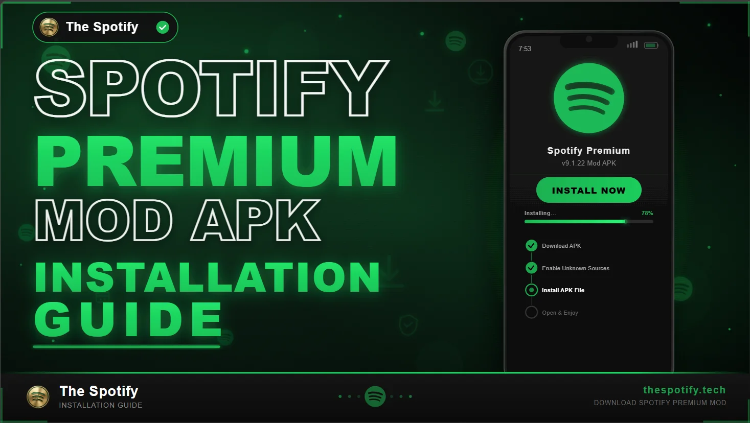 How to download and install Spotify Mod APK on Android